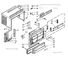 Kenmore 10671091 cabinet parts diagram