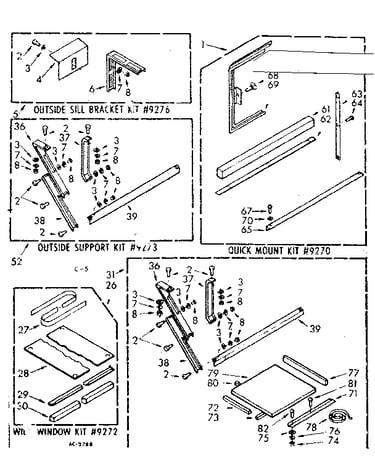 Accessory kit parts