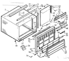 Kenmore 10671140 cabinet parts diagram