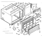 Kenmore 10671171 cabinet parts diagram