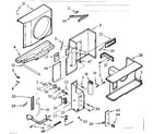 Kenmore 10671171 air flow parts diagram
