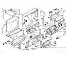 Kenmore 10671210 air flow parts diagram