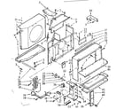 Kenmore 10671220 air flow parts diagram