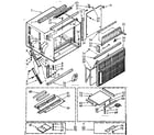 Kenmore 10671620 cabinet parts diagram
