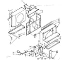 Kenmore 10671620 air flow parts diagram