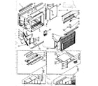 Kenmore 10671640 cabinet parts diagram