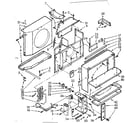 Kenmore 10671721 air flow parts diagram