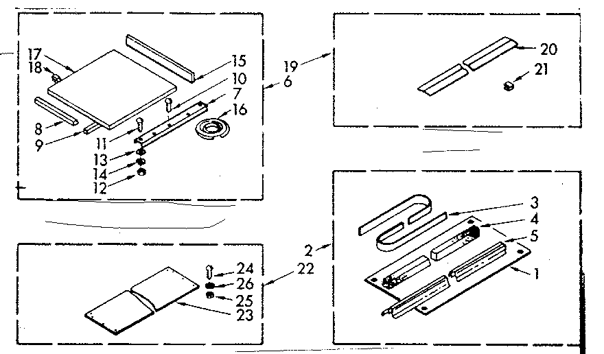 Accessory kit parts