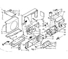 Kenmore 10671760 air flow parts diagram