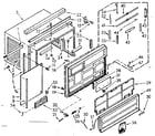 Kenmore 10671770 cabinet parts diagram