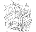 Kenmore 10671800 air flow parts diagram