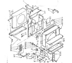 Kenmore 10671810 air flow parts diagram