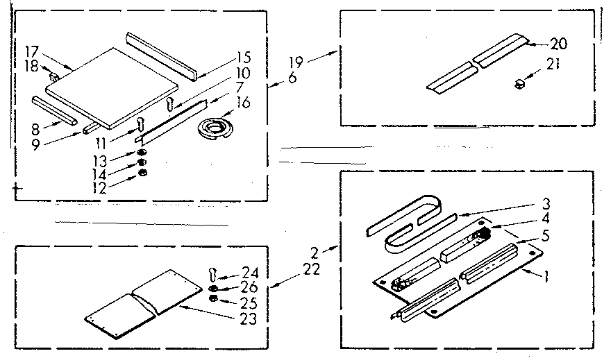 Accessory kit parts