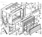 Kenmore 10671820 cabinet parts diagram