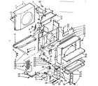 Kenmore 10671820 air flow parts diagram