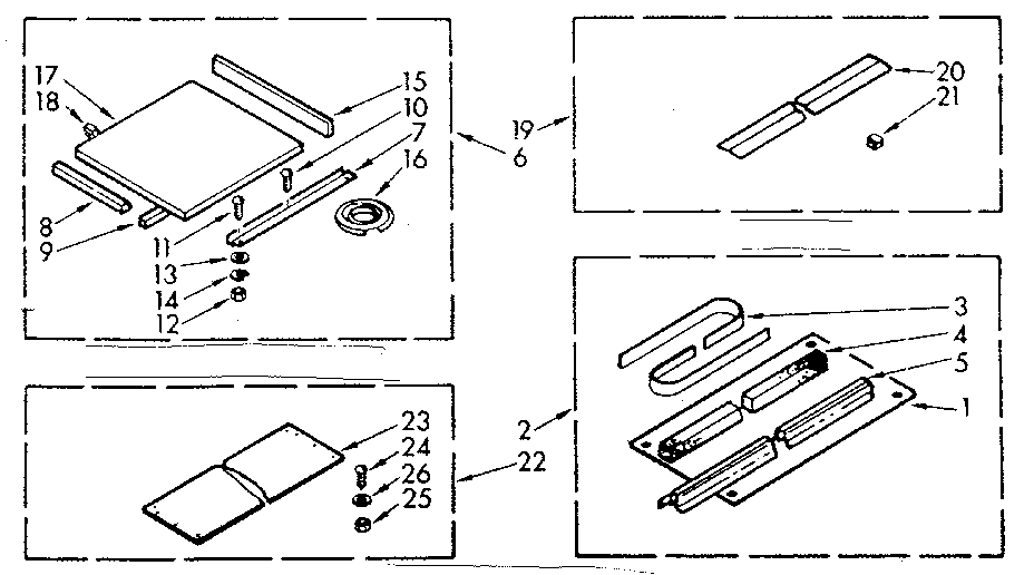 Accessory kit parts