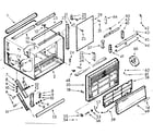 Kenmore 10671830 cabinet parts diagram