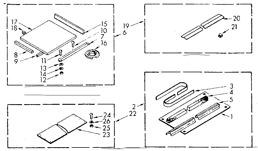 Accessory kit parts