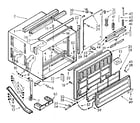 Kenmore 10671900 cabinet parts diagram