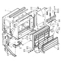 Kenmore 10671920 cabinet parts diagram
