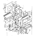Kenmore 10671920 air flow parts diagram