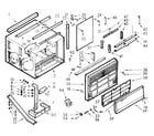 Kenmore 10671960 cabinet parts diagram