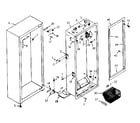 Kenmore 106720123 cabinet parts diagram
