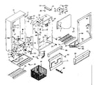 Kenmore 106720141 cabinet parts diagram