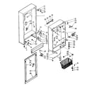 Kenmore 106720220 cabinet parts diagram
