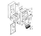 Kenmore 106720221 cabinet parts diagram