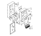 Kenmore 106720421 cabinet parts diagram