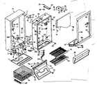 Kenmore 106720440 cabinet parts diagram