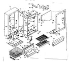 Kenmore 106720551 cabinet parts diagram