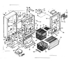 Kenmore 106720480 cabinet parts diagram