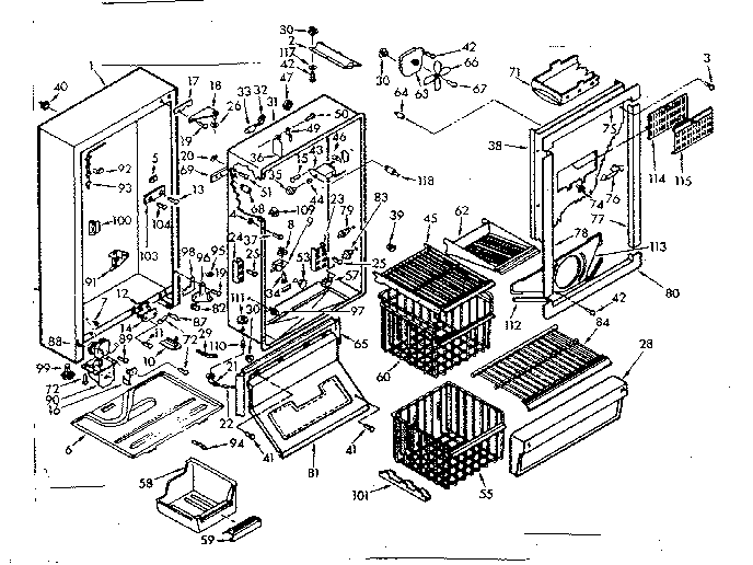 Cabinet parts
