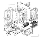 Kenmore 106720640 cabinet parts diagram