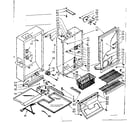 Kenmore 106720641 cabinet parts diagram