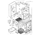 Kenmore 106721140 cabinet parts diagram