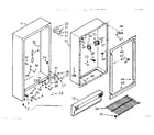 Kenmore 106721200 cabinet parts diagram