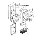 Kenmore 106721420 cabinet parts diagram