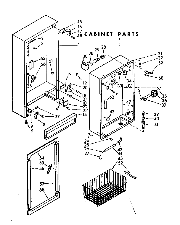 Cabinet parts