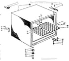 Kenmore 1067502120 cabinet parts diagram