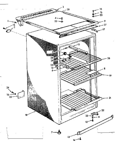 Cabinet parts