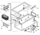 Kenmore 198710641 cabinet parts diagram