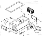 Kenmore 198711120 cabinet parts diagram