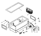 Kenmore 198711140 cabinet parts diagram