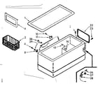 Kenmore 198711210 cabinet parts diagram