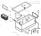 Kenmore 198711420 cabinet parts diagram