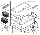 Kenmore 198711441 cabinet parts diagram