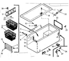 Kenmore 198711470 cabinet parts diagram